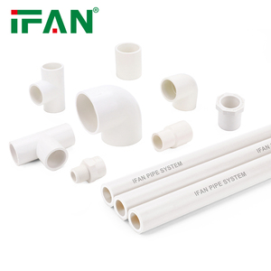 IFANPlus usine SCH40 Injection polychlorure de vinyle Joint blanc filetage d'eau raccord 1/2 "-6" raccord de tuyau UPVC pour l'approvisionnement en eau - Product Image 5