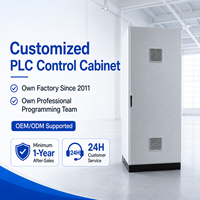 Gabinete de Control Lógico Programable Personalizado Directo de Fábrica, Panel de Control Eléctrico para Líneas de Producción