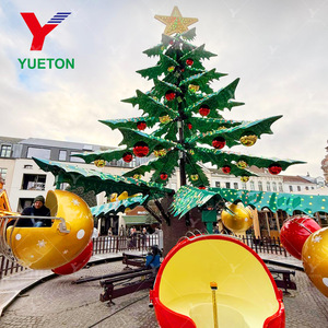 Аттракцион «Авиационная карусель» для парков развлечений, уличное оборудование, тематика «Рождество», с возможностью самостоятельного управления, цена - Product Image 4