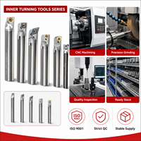 Kit de porte-outils de tournage CNC SCLCR avec barre de perçage compacte et plaquettes CCMT revêtues DLC pour tournage droit/gauche/intérieur