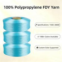 Factory Direct Supply FDY Polypropylene Filament Yarn 3000D Is Suitable for Luggage Luggage Straps 100% pp Yarn