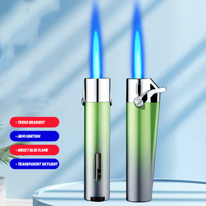 Briquet professionnel à flamme jet rechargeable au gaz butane, mini, en métal, de <span class=keywords><strong>luxe</strong></span>, accessoires pour fumeuses, briquets pour femmes - Product Image 4