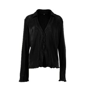 JYHS1 Set da donna <span class=keywords><strong>camicia</strong></span> a manica lunga plissettata abbigliamento da donna 2022 primavera nuovo Design senst tromba manica pantaloni <span class=keywords><strong>camicia</strong></span> Set - Product Image 2