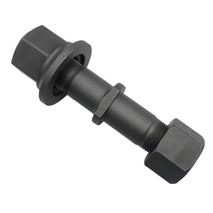 China Carbon Steel <b>M4</b> <b>Bolt</b> & Nut Grade 10.9/12.9 Black Oxide with Washers for Truck Wheel Lug Car Wheel - Product Image 1
