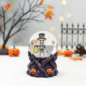 Globo de Nieve de Resina de Halloween con Diseño de Calabaza, Fantasma y Esqueleto para Decoración de Mesa en Fiestas Festivas, Venta al por Mayor Personalizada - Product Image 5