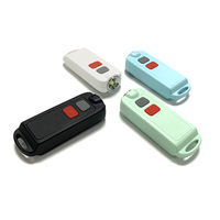 ARIZA – bouton SOS d'urgence pour femmes, filles et enfants, étanche IP66, alarme sonore et lumineuse, 130db, porte-clés d'auto-défense rechargeable de type C