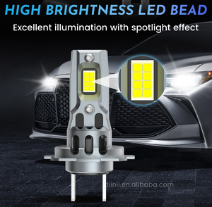 Bombillas LED para Faros Delanteros de Automóvil de 60 W, Chip CSP <span class=keywords><strong>L4</strong></span> Pro, H13 H1 HIR2 9007 H11, Modelos X5 A4 - Product Image 2