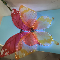 Drone papillon bionique RC JIN PENG avec lumières LED, simulant des papillons, pour la décoration et les spectacles, idéal pour les mariages et les fêtes
