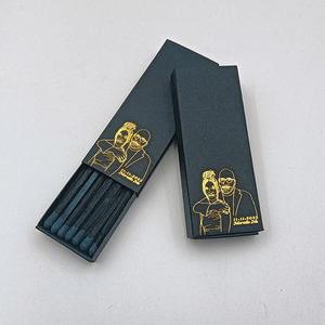 Boîte en bois noire allumettes avec logo personnalisé, boîtes d'allumettes personnalisables pour hôtels, allumettes de luxe colorées en vrac - Product Image 5