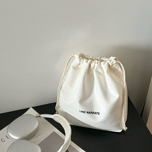 Sacs à chaussures en toile de coton mousseline blanche avec cordon de serrage, personnalisables avec logo, sacs anti-poussière et sacs à bijoux – Prix direct usine - Product Image 2