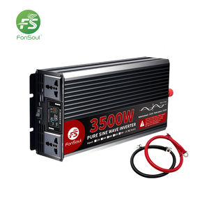 <span class=keywords><strong>Convertidor</strong></span> Solar Fonsoul <span class=keywords><strong>de</strong></span> 3500W, Onda Sinusoidal Pura, DC 12V 24V a 110V 60Hz, Alta Eficiencia, Inversor <span class=keywords><strong>para</strong></span> Auto y Hogar - Product Image 2