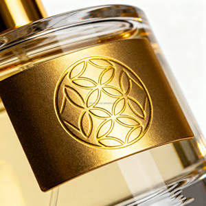 2025 Factory Hot Sale Custom <b>Metal</b> perfume Label Embossed 3D <b>Metal</b> Label perfume Bottle Packaging Label - Product Image 2