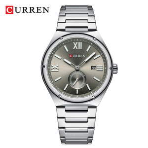 นาฬิกาข้อมือควอตซ์ CURREN 8471 สำหรับผู้ชาย ดีไซน์หรูหรา สายสแตนเลส กันน้ำ 30 เมตร ตัวเรือนโลหะผสม สไตล์สปอร์ตและธุรกิจ - Product Image 3