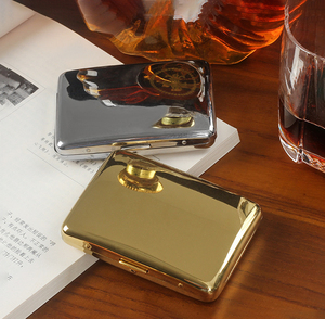 <span class=keywords><strong>Étui</strong></span> <span class=keywords><strong>à</strong></span> cigarettes miroir en acier inoxydable 16 pièces <span class=keywords><strong>étui</strong></span> <span class=keywords><strong>à</strong></span> cigarettes organisateur personnalisé créatif pour hommes - Product Image 1