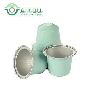 Capsule di caffè usa e getta in alluminio capsule di imballaggio per caffè 37mm 15ml capsule vuote con coperchio capsule cafe pods