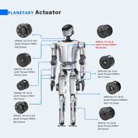 Actionneur de joint de robot ZBDynamiX 88 tr/min avec moteur à aimant permanent sans cadre pour bras de robot collaboratif et exosquelette