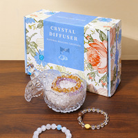 Bol de Démagnétisation en Cristal Naturel (Violet, Blanc, Rose, Jaune) pour Ornements, Bracelets et Boîtes de Rangement – Fabriqué en Chine