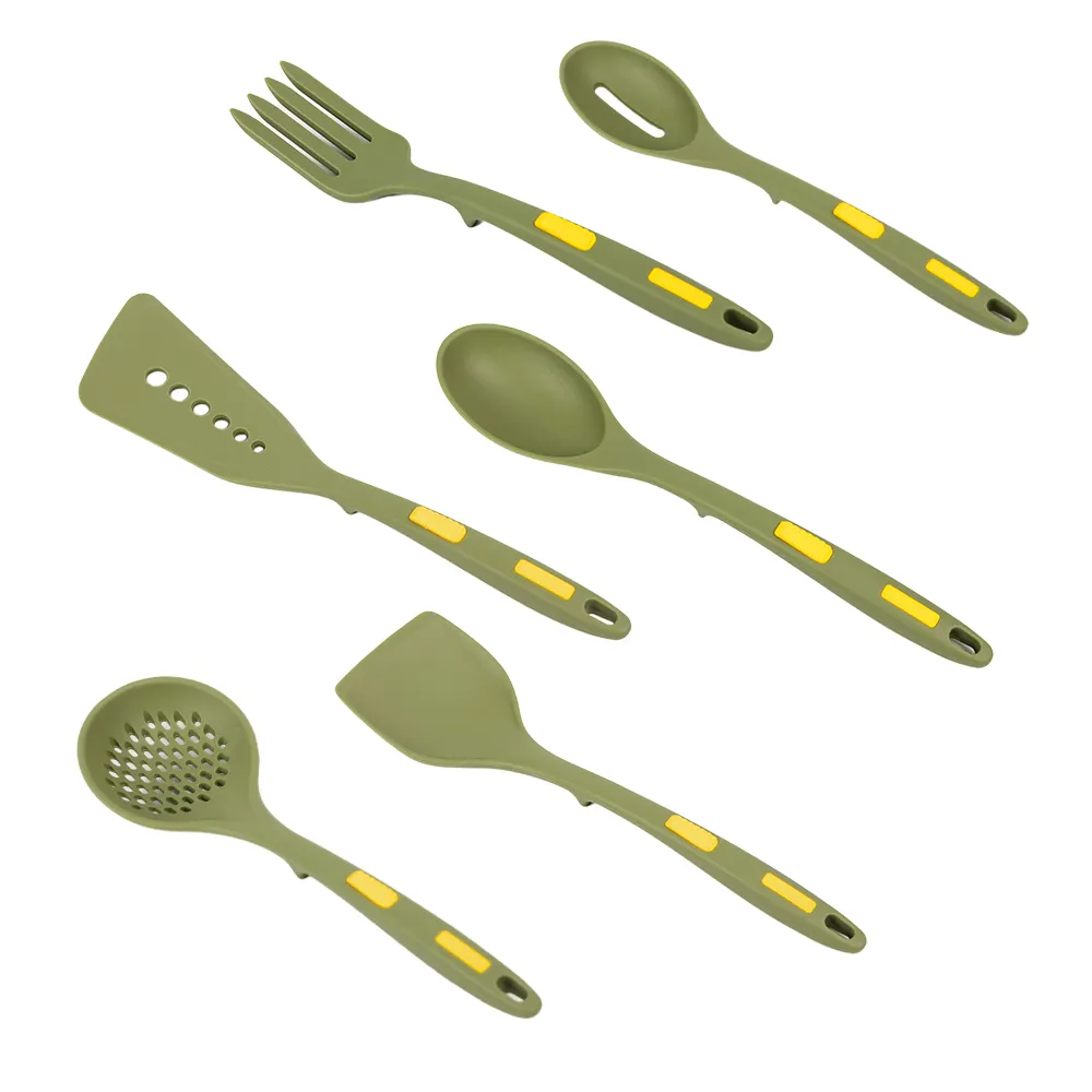 green kitchen supplies