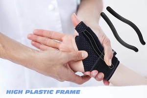 Muñequeras transpirables reversibles para mano izquierda/derecha, <span class=keywords><strong>inmovilizador</strong></span> protector, equipo deportivo de neopreno, alivio del dolor para el <span class=keywords><strong>pulgar</strong></span> - Product Image 3