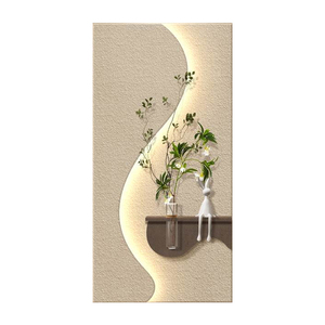 Decorazione Casa Pop Art 3D, <span class=keywords><strong>Albero</strong></span> Artificiale in Pietra Arenaria con Taglio UV, Arte Murale LED Fatta a Mano, Dipinto di Natura Morta - Product Image 6
