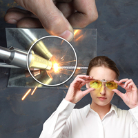 Lunettes de sécurité laser à haute densité optique Lunettes Lunettes de protection Accessoires pour machines laser Transmittance élevée de la lumière visible Nouveau