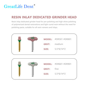 Greatlife Fresas de Piedra Montadas en Dente para Contorno y Modelado de Porcelana y Metal, Accesorios Dentales - Product Image 3