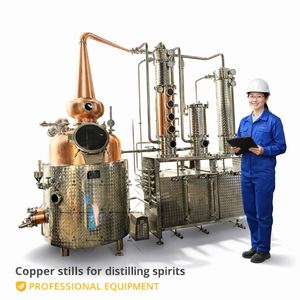 Équipement de distillation Ace 200L, alambic hybride en cuivre avec colonne de reflux et panier à <span class=keywords><strong>gin</strong></span> pour la fabrication artisanale de vodka, de <span class=keywords><strong>gin</strong></span> et de whisky - Product Image 3