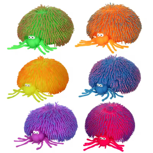 Pelota Antiestrés Elástica de Dos Tonos con Forma de Araña, Juguete Sensorial para Niños, Venta al Por Mayor - Product Image 1