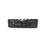 Mini PC embarqué sans ventilateur EVUC Core I3 5005U I5 4200U 1LAN 1COM RS-232 8USB 1 Go de RAM DDR3L Stockage 1mSATA Linux/Win7/10