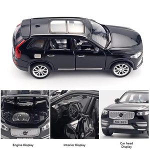 Diecast 1:32 <span class=keywords><strong>Volvo</strong></span> XC90 y XC40 modelo de coche de aleación de Metal Luz de sonido 6 simulación de puerta abierta para decoración de oficina en casa juguetes para niños - Product Image 5