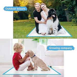 Coussinets d'entraînement jetables écologiques 56x56CM pour l'apprentissage de la propreté des chiots, super absorbants, <span class=keywords><strong>anti</strong></span>-fuites, usage quotidien - Product Image 5