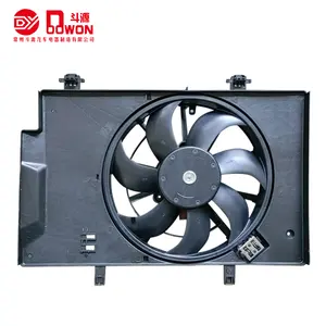 Novo Auto Cooling Radiator Fan Ventilador Condensador de Ar Oem C1B18C607FA Certificação ISO Para Dupla Para Ford ECOSPORT 13-16