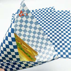 Custom Logo Printing Grease Proof <b>Food</b> <b>Wrapping</b> <b>Paper</b> Hamburger Packaging <b>Paper</b> - Product Image 3