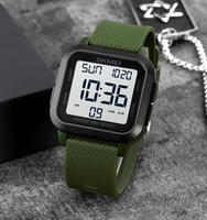 Jam Tangan Digital Pria SKMEI 1894 Fashion China, Tali Mesh Kreatif, Tahan Air, Stopwatch, MOQ Rendah, Jam Tangan Kasual
