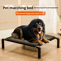 FurryFellows Chien Camping Lit Toutes Saisons Élevé Étanche À L'humidité Solide Écologique Été Tapis De Couchage Lit Pour Animaux De Compagnie