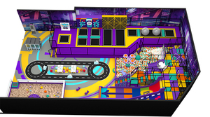 Qiaoqiao <span class=keywords><strong>Parque</strong></span> de Trampolines Temático de 600 m² con Diseño Personalizado y Alto Retorno de la Inversión, Centro de Juegos para Niños, Equipo de Juegos Interior para Niños - Product Image 2