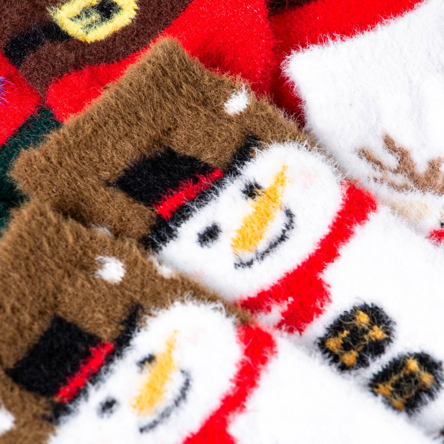 High Quality Wholesale Christmas Socks for Gift with Seamless Toe, Cotton Children Socks for Boys and Girls in Santa Design