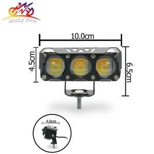 Xe máy Spotlight kép màu LED sương mù ánh sáng xe máy hệ thống chiếu sáng Led Đèn Pha - Product Image 6