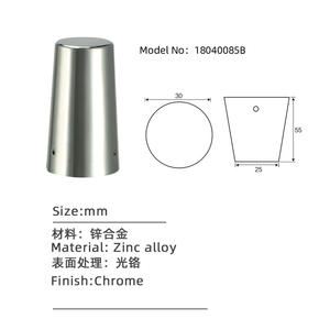 Meubles en laiton pur <span class=keywords><strong>pied</strong></span> LegCup couverture tabouret chaise canapé <span class=keywords><strong>Table</strong></span> lit couverture ronde cône inférieur droit à travers meubles jambe pointe capuchon - Product Image 3