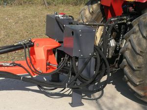 Accesorio Hidráulico para Eliminar Tocas de Árboles para Tractor y Minicargadora con Rueda de Corte de 470 mm y Rango de Trabajo de 1200-1600 mm - Product Image 2