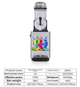Granizadora Comercial de Alta Productividad Nueva Máquina para Smoothies y Granizados de 1, 2 y 3 Tanques - Product Image 2