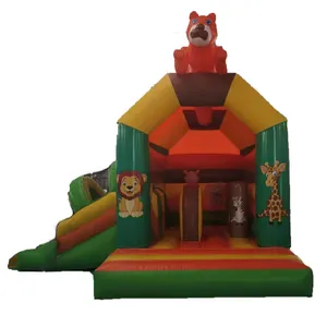 Надувные животные тема вышибала прыжки замок отскок дом для детей вечеринка