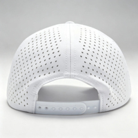 Gorra de Béisbol Personalizada con Logotipo, 5 Paneles, Estructurada, de Alto Rendimiento, con Perforaciones Láser, Impermeable, con Visera Curva, para Deportes al Aire Libre