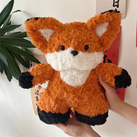 Fabricant professionnel de jouets en peluche pour produire des jouets en peluche personnalisés basés sur votre marque, jouet en peluche renard de 30 cm