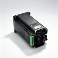Moteur pas à pas Nema 24 EtherCAT à boucle fermée avec driver intégré 3 Nm 5A 36V avec double RJ45 pour machines de remplissage multi-têtes