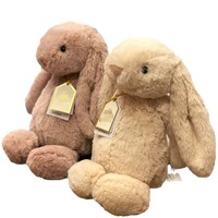 Peluche Lapin Doux Jc, Pile Courte, Rose Beige, 31 à 50 cm, Poupée Kawaii Cuddly pour Adolescentes et Filles, Cadeau