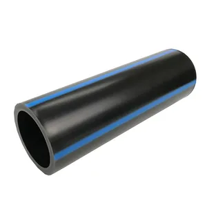 Rollo de 4 pulgadas, 110mm, 150mm, 210mm, 600mm, 800mm, 12 pulgadas, 72 pulgadas, tubo de HDPE redondo negro, tubo de agua de plástico, lista de precios de Filipinas