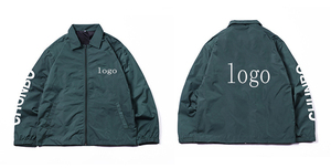 เสื้อแจ็คเก็ตกันหนาวมีฮู้ดสำหรับผู้ชาย,เสื้อโค้ทแจ็คเก็ตมีซิปผ้าไนล่อนสำหรับโค้ช - Product Image 3