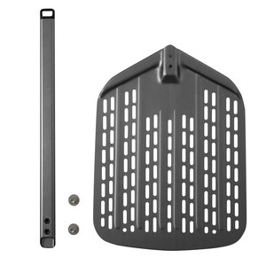 Pelle à pizza professionnelle en aluminium anodisé 12'' x 14'', accessoires pour four à pizza, outils à pizza - Product Image 2