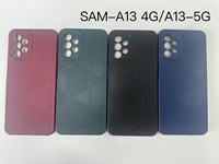 Étui en TPU gaufré double face avec logo personnalisé E11 pour SAM A13, souple, coloré, magnétique, étanche, antichoc, avec sangle pour téléphone portable